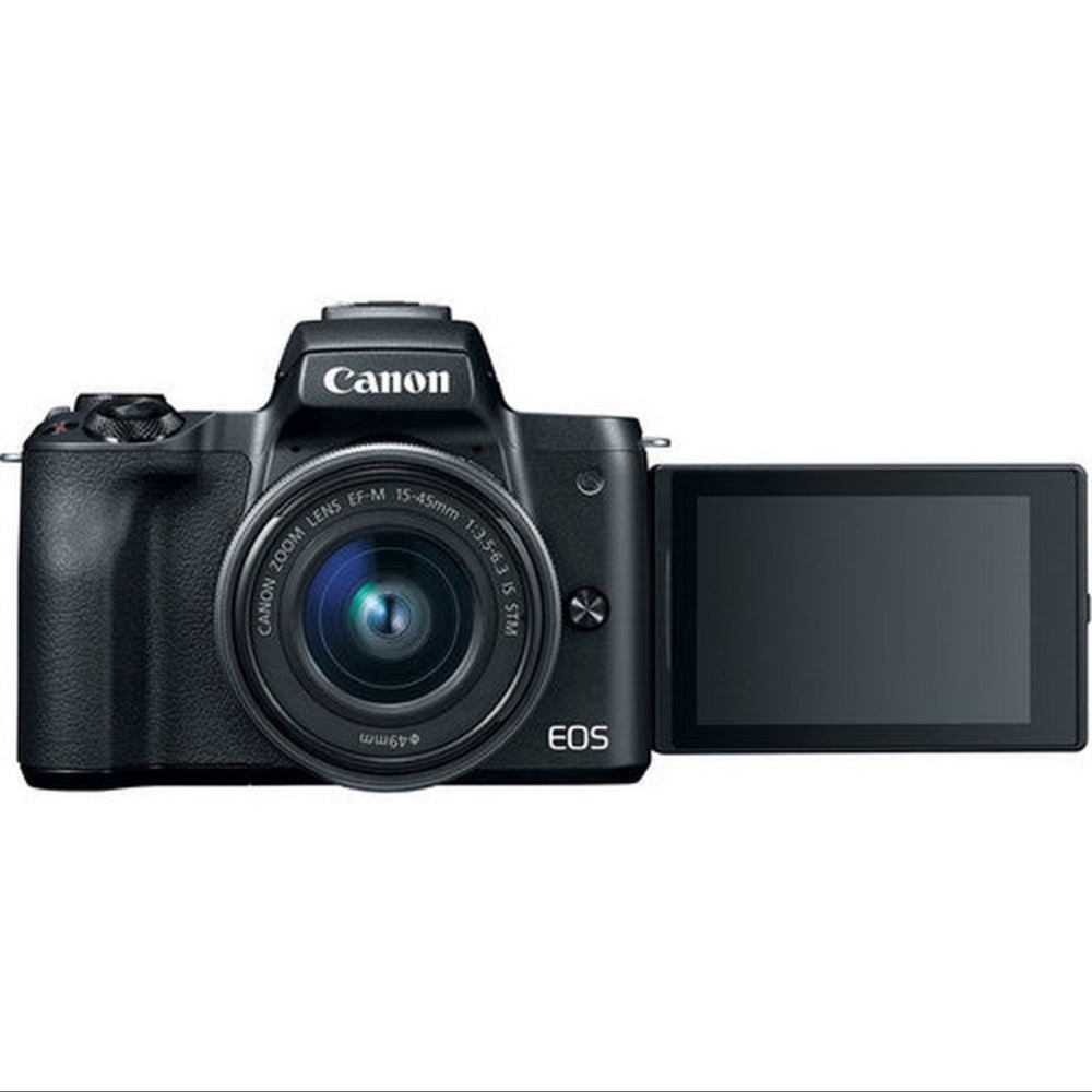 Canon EOS Black Digital Camera with Flip Screen